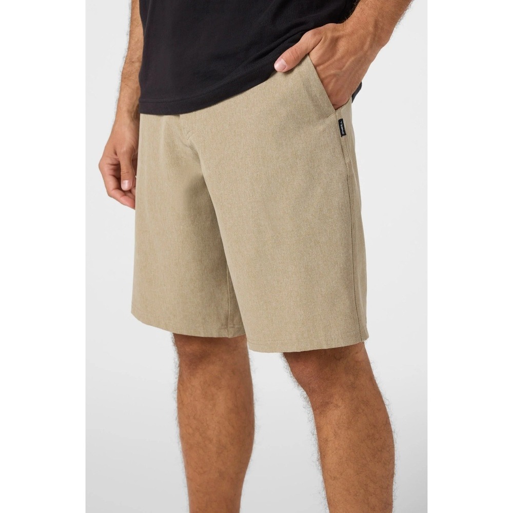 ONeill Mens‎ Reserve Heather 21" Hybrid Shorts Size 38 Heather Khaki Surf Beach